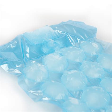 fake ice cubes in bag